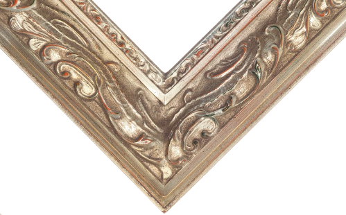 Bilderrahmen - Motiv Bilder Gemälde - Mozart silber 8,5 cm