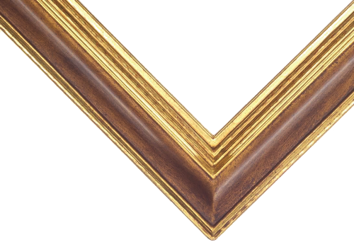 Bilderrahmen - Motiv Bilder Gemälde - Breughel gold - 6,9 cm