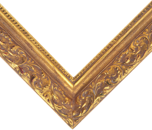 Bilderrahmen - Motiv Bilder Gemälde - Mozart gold 6 cm