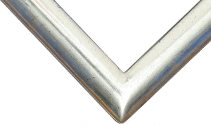 Bilderrahmen - Motiv Bilder Gemälde - Antes Weißgold - 2,5 cm