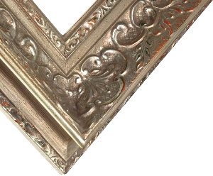 Bilderrahmen - Motiv Bilder Gemälde - Mozart silber 10 cm