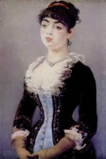 Edouard Manet  - Bilder Gemälde - Portrait der Madame Michel Levy