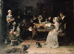 Fritz von Uhde  - Bilder Gemälde - Familienkonzert