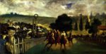Edouard Manet  - Bilder Gemälde - Rennen in Longchamp
