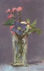 Edouard Manet  - Bilder Gemälde - Stillleben mit Blumen