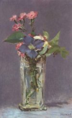 Edouard Manet  - Peintures - Nature morte avec fleurs