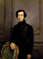 Theodore Chasseriau - Bilder Gemälde - Charles-Alexis-Henri Clerel de Tocqueville