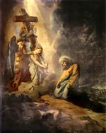 Theodore Chasseriau - Bilder Gemälde - Christus am Ölberge