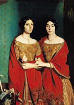 Theodore Chasseriau - Bilder Gemälde - Die zwei Schwestern