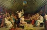 Theodore Chasseriau - Bilder Gemälde - Frauen in den Thermen von Pompeji
