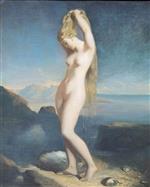Theodore Chasseriau  - Bilder Gemälde - Venus Anadyomene