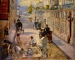 Edouard Manet  - Bilder Gemälde - Straßenarbeiter, Rue de Berne