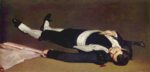 Edouard Manet  - Bilder Gemälde - Toter Torero