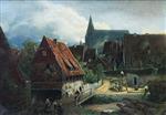 Andreas Achenbach  - Bilder Gemälde - Hildesheim