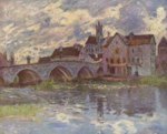 Alfred Sisley - Bilder Gemälde - Brücke von Moret sur Loing