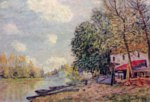 Alfred Sisley - paintings - Der Loing in Moret