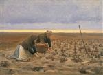 Michael Peter Ancher - Bilder Gemälde - Kartoffelerne