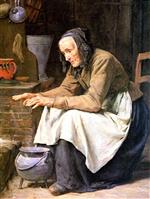 Albert Anker  - paintings - Betagt