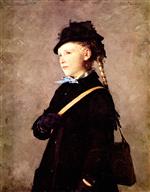 Albert Anker  - paintings - Bildnis Marie Anker