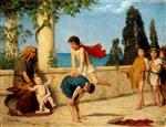 Albert Anker  - paintings - Boeckligumpen