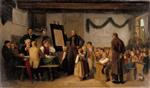 Albert Anker  - paintings - Das Schulexamen
