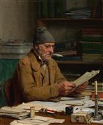 Albert Anker  - paintings - Der Herr Gemeindeschreiber