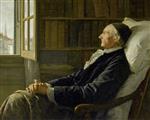 Albert Anker  - paintings - Der sitzende Lavater