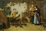 Albert Anker - Bilder Gemälde - Der Wucherer