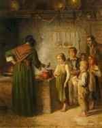 Albert Anker  - paintings - Die Armensuppe