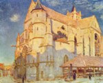 Alfred Sisley - paintings - Kirche von Moret