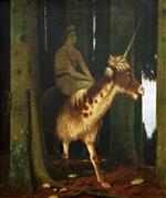 Arnold Böcklin - Bilder Gemälde - Das Schweigen des Waldes