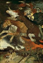 Arnold Böcklin - Bilder Gemälde - Der Krieg