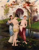 Arnold Böcklin - Bilder Gemälde - Die drei Grazien