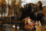 Arnold Böcklin - Bilder Gemälde - Die Gefilde der Seligen