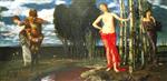 Arnold Böcklin - Bilder Gemälde - Frühlingserwachen