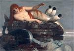 Arnold Böcklin  - Bilder Gemälde - Meeresstille