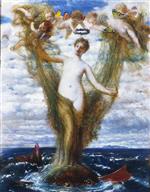 Arnold Böcklin  - Bilder Gemälde - Venus Anadyomene