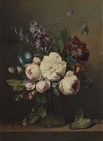 Louis Leopold Boilly - Bilder Gemälde - A Vase of Flowers