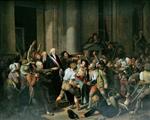 Louis Leopold Boilly - Bilder Gemälde - Act of Courage of Monsieur Defontenay