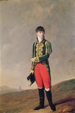 Louis Leopold Boilly - Bilder Gemälde - Baron de Galz de Malvirade in the uniform of the Emperor's page