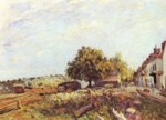 Alfred Sisley  - Bilder Gemälde - Saint Mammes am Morgen