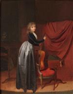 Louis Leopold Boilly  - Bilder Gemälde - Portrait of the Artist's Wife