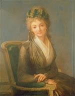 Louis Leopold Boilly  - Bilder Gemälde - Portrait presumed to be Lucile Desmoulins