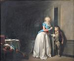 Louis Leopold Boilly  - Bilder Gemälde - The Visit Received