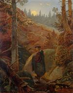 Carl Gustav Carus - Bilder Gemälde - Faust im Gebirge
