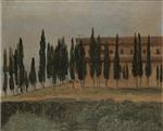 Carl Gustav Carus  - Bilder Gemälde - Kloster Monte Oliveto bei Florenz