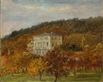Carl Gustav Carus  - Bilder Gemälde - Villa am Hang