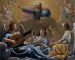 Philippe de Champaigne - Bilder Gemälde - A Concert of Angels