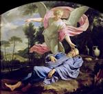 Philippe de Champaigne - Bilder Gemälde - Der schlafende Elias und der Engel