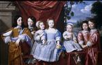 Philippe de Champaigne - Bilder Gemälde - Die Kinder der Familie Haber de Montmo